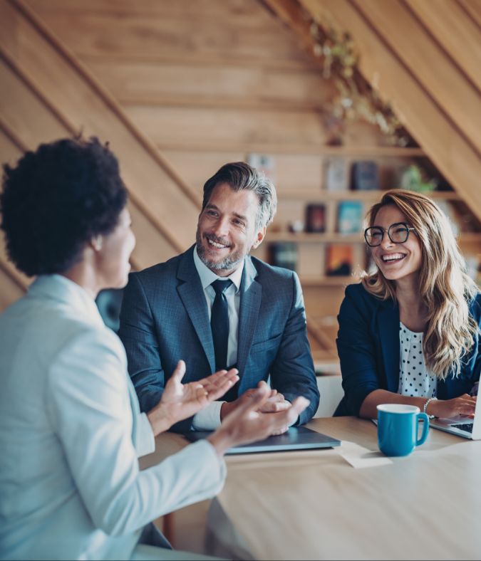 Women looking at mobile screen